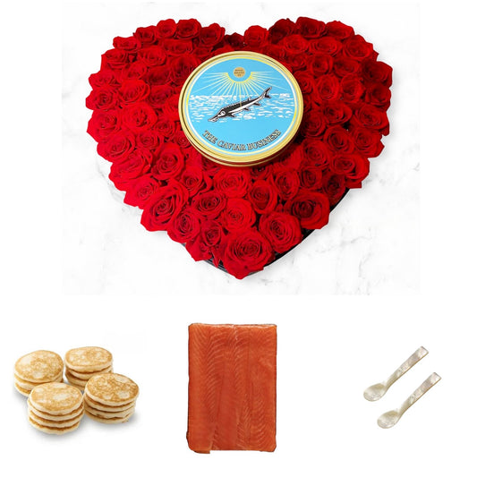 THE ULTIMATE CAVIAR ROSE LOVE BOX