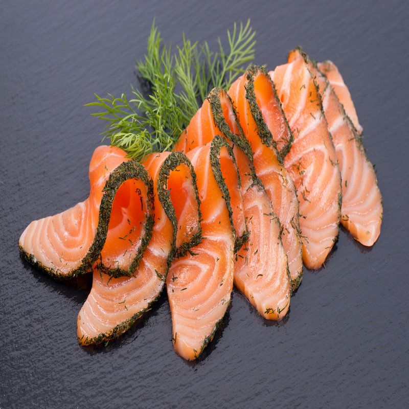 Finest Marinated Scottish Smoked Salmon - Gravlax